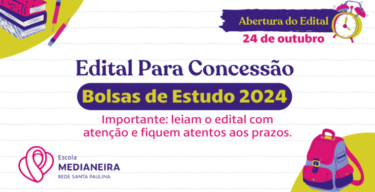Edital Para Concessão de Bolsas de Estudo 2024